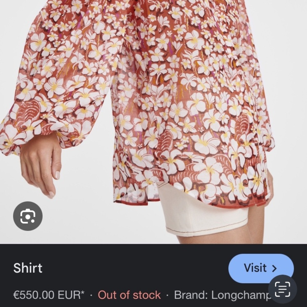 Longchamp Silk Blouse - Picture 14 of 14